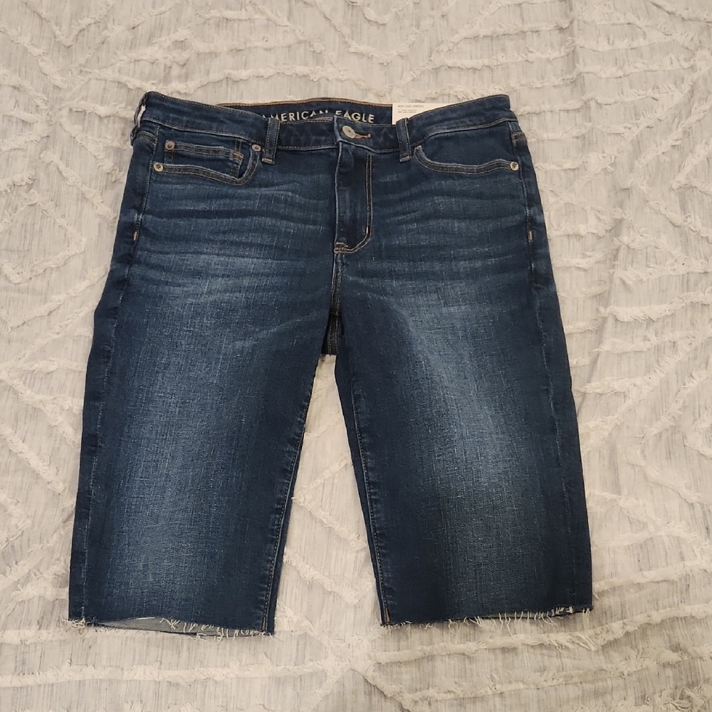 American Eagle Outfitters Blue Bermuda Shorts Size 8, New With Tags!